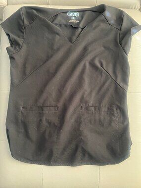 Black AVE Scrub Set